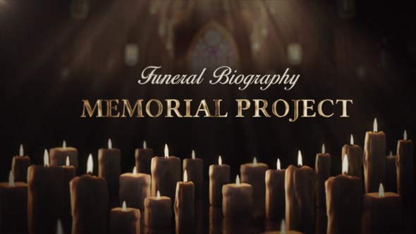 Videohive Funeral Biography | Memorial Project Video Displays template preview