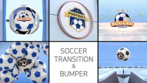 Videohive Soccer Logo Transition & Bumper Elements template preview
