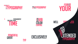 Extended Typography Video Displays template preview