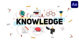 Videohive Online Learning Typography Scenes 57770571 Titles template preview