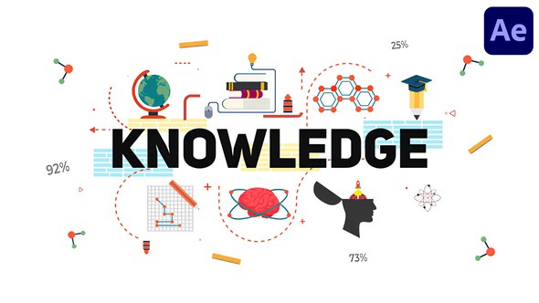 Videohive Online Learning Typography Scenes 57770571 Titles template preview