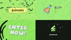 Videohive Chemical Reaction Test Tube Logo for After Effects Logo Stings template preview