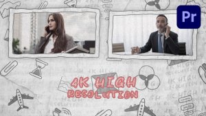 Hand Drawn Corporate Opener Premiere Pro Premiere Pro template preview