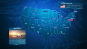 Broadcast Maps Package Video Displays template preview