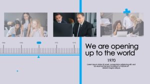 Videohive Corporate Timeline 48474584 Video Displays template preview