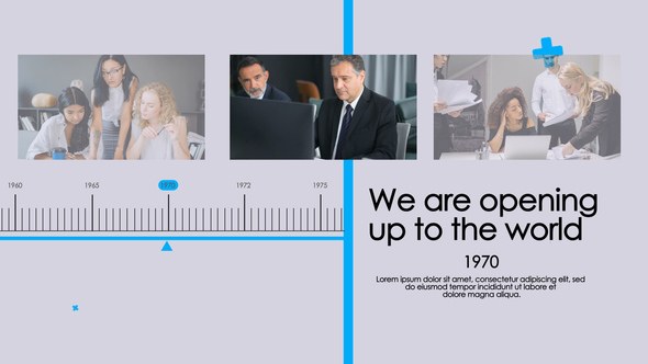 Videohive Corporate Timeline 48474584 Video Displays template preview