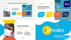 Videohive School Slideshow for After Effects Openers template preview