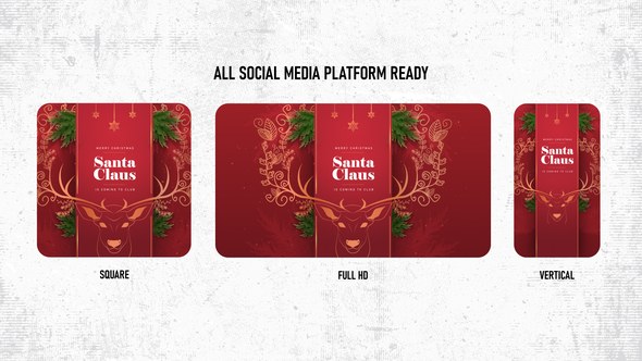Videohive Christmas Event Promotion Openers template preview