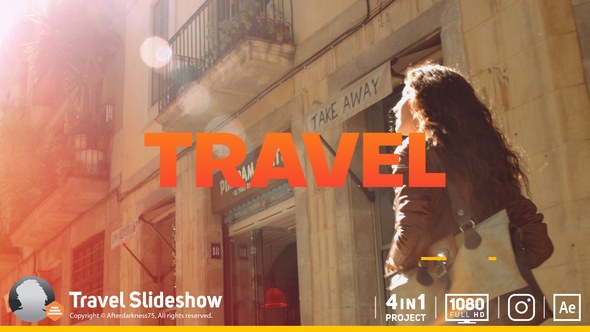 Videohive Travel Slideshow Video Displays template preview