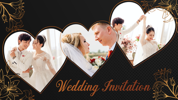 Videohive Romantic Wedding Invitation 43262783 Video Displays template preview