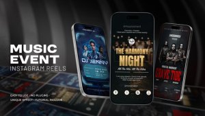 Videohive Music Event Instagram Reels Product Promo template preview