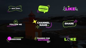 Videohive Social Titles 2.0 | AE Titles template preview