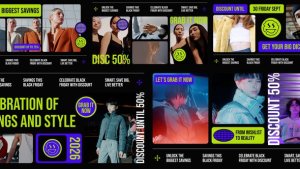 Videohive Black Friday Promotion 59879685 Video Displays template preview