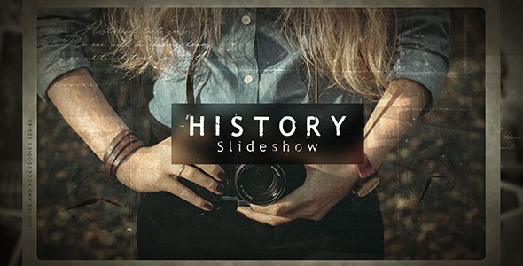 Videohive History Slideshow 21405907 Video Displays template preview