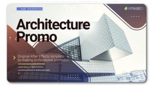 Videohive Architecture Business Promotion Slideshow Openers template preview