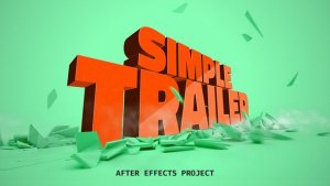 Simple Trailer Video Displays template preview