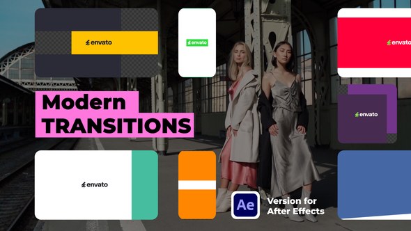 Videohive Modern Transitions 48635230 Elements template preview