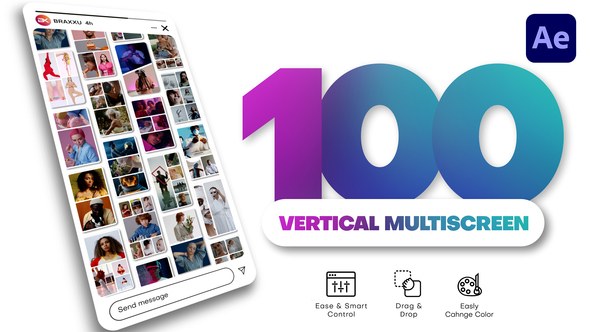Videohive Vertical Multiscreen Pack Product Promo template preview