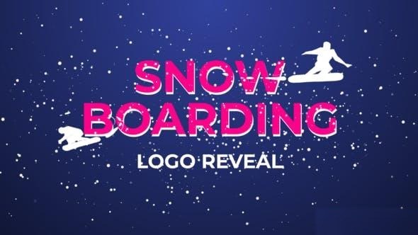 Videohive Snowboarding Logo Reveal Logo Stings template preview