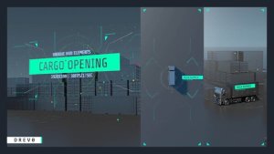 Videohive Cargo Opening Titles template preview