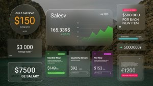 Videohive Money counter pack Infographics template preview