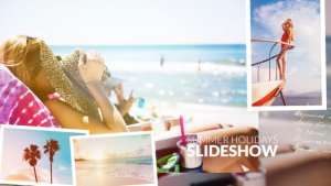 Videohive Summer Holidays Slideshow Video Displays template preview