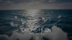 Videohive Drone Hud UIs - Bundle 3 Infographics template preview