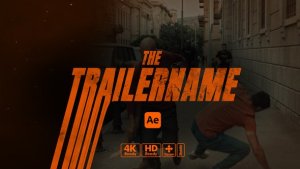 Videohive Trailer Titles Wipe Openers template preview