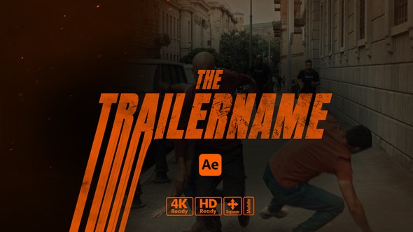 Videohive Trailer Titles Wipe Openers template preview