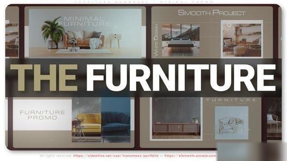 Videohive Furniture Showreel - Minimal Promo Openers template preview