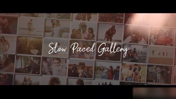 Videohive Slow Paced Gallery Openers template preview