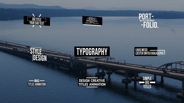 Videohive Big Titles | AE 54854976 Titles template preview