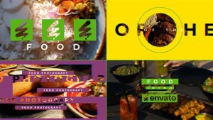 Videohive Food Intro Openers template preview