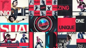 The Unique Broadcast / Show Package Video Displays template preview
