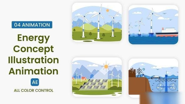 Videohive Energy Concept Illustration Scene