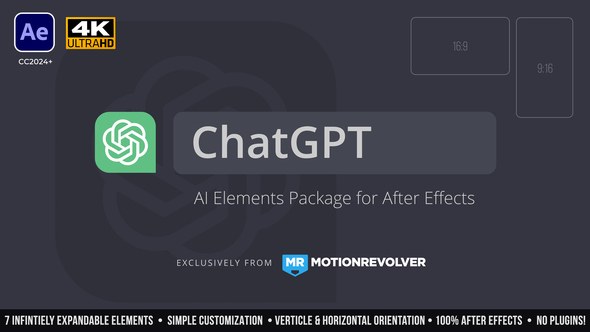 Videohive Chat GPT AI Elements Elements template preview