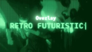 Videohive Retro Futuristic Overlay Elements template preview