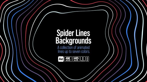 Videohive Spider Lines Backgrounds Elements template preview