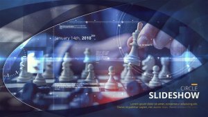 Videohive Parallax Circle Slideshow Video Displays template preview