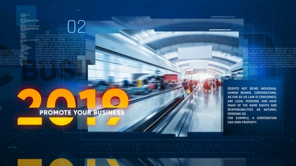 Videohive Corporate Timeline 21871523 Video Displays template preview