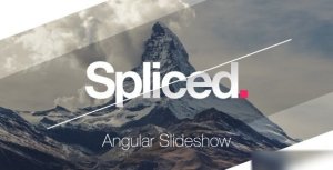 Spliced Angular Slideshow - Videohive Video Displays template preview