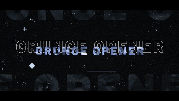Videohive Grunge Opener 43145214 Titles template preview