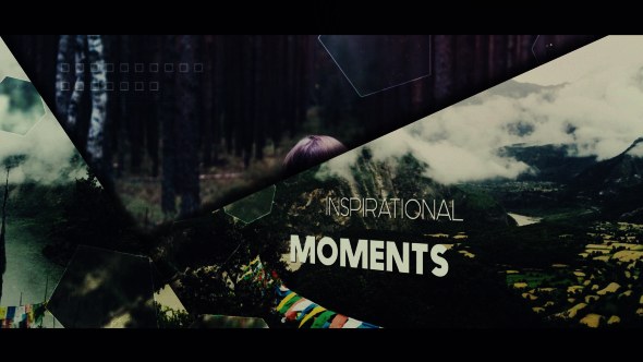 Inspirational Moments Video Displays template preview