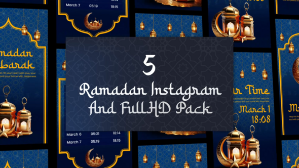 Videohive Ramadan Pack 56668495 Ramadan template preview