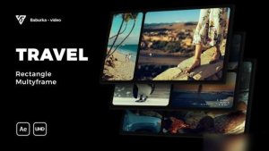 Videohive Travel Adventure | Rectangle Multyframe Openers template preview