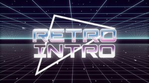 80s Retro Gaming Intro Title Premiere Pro template preview