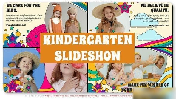 Videohive Kindergarten Slideshow 48624602 Openers template preview