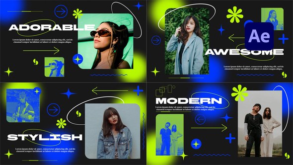 Videohive Adorable Look Openers template preview