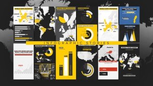 Videohive World Map Pro - Infographic Stories Infographics template preview