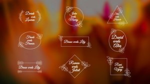 Videohive Wedding Titles | AE Elements template preview